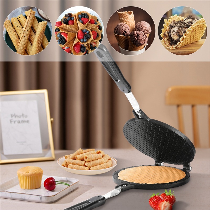 22cm Non-Stick Egg Roll Waffle - Waffle Cone Maker recensione e prezzo