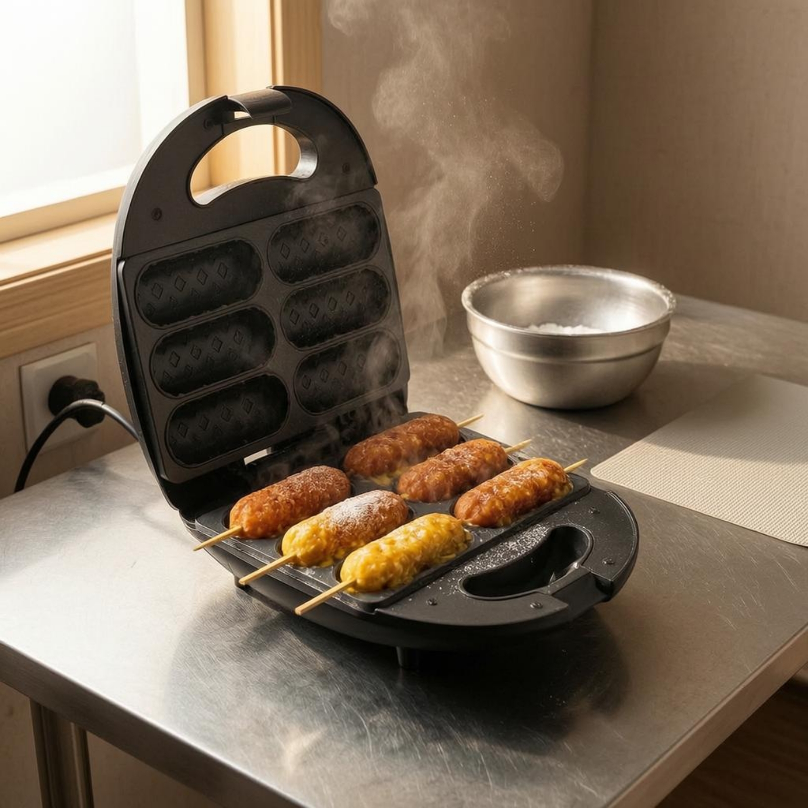 Corn Dog Maker Double-Sided He - Corn Dog Stick recensione e prezzo