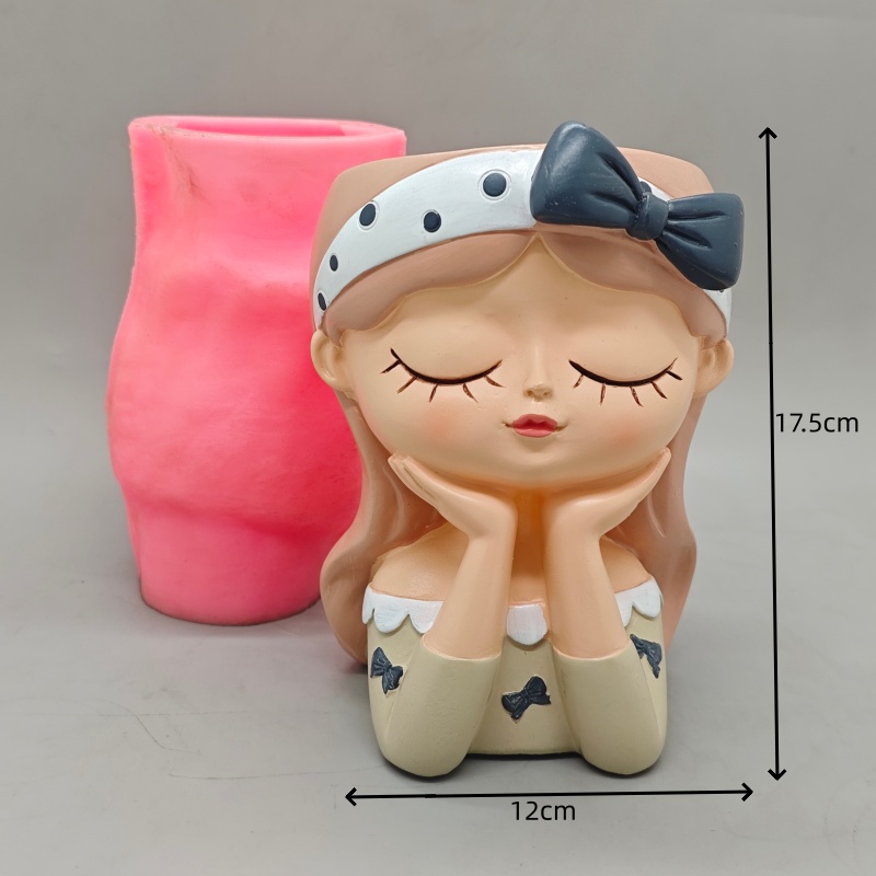 Silicone mold cute bow girl fl - Potsticker Mold recensione e prezzo