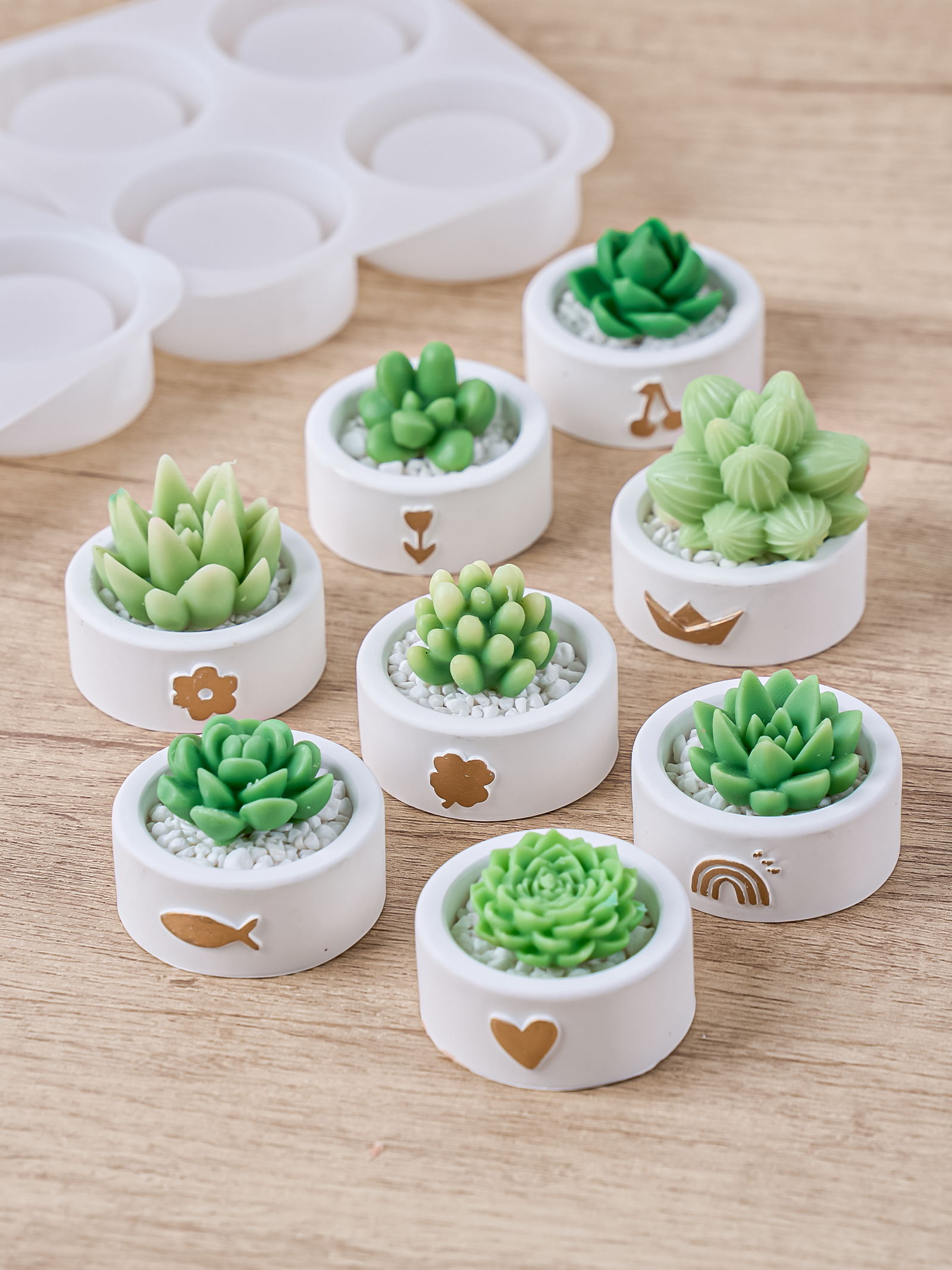 Round Candle Cup Holder Silico - Potsticker Mold recensione e prezzo