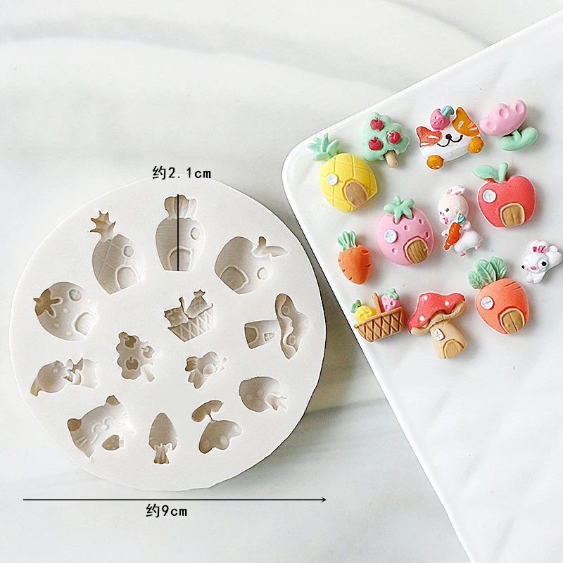 Cute Bunny Bear Carrot House S - Donut Mold Silicone recensione e prezzo