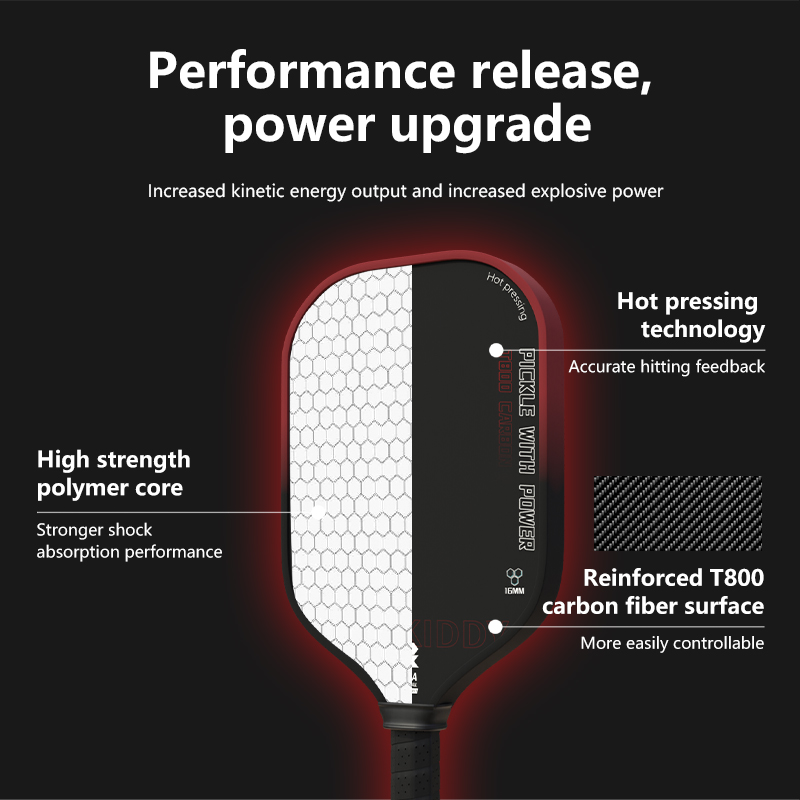 T800 Carbon Fiber Pickleball P - Crepe Pan Carbon recensione e prezzo