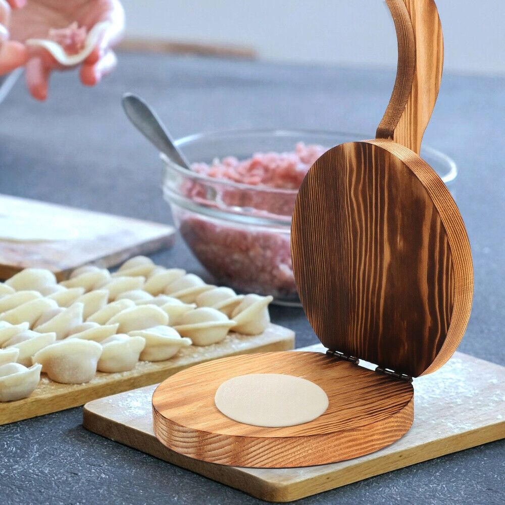 Wooden Dough Presser Chapati P - Dumpling Press Set recensione e prezzo