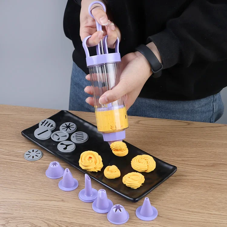 DIY Manual Cookie Press Maker  - Churros Maker Gun recensione e prezzo