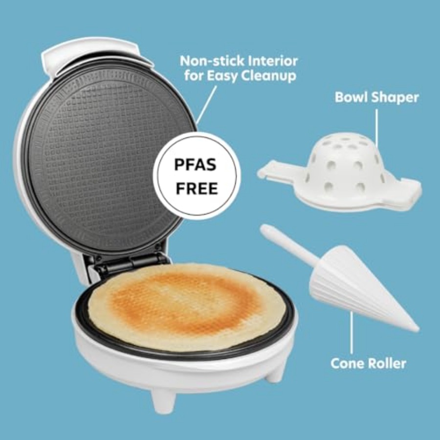Waffle Cone and Ice Cream Bowl - Waffle Cone Maker recensione e prezzo