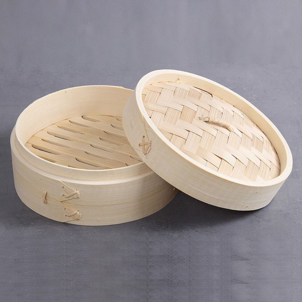 Bamboo Steamer Basket with Lid - Bao Steamer Bamboo recensione e prezzo