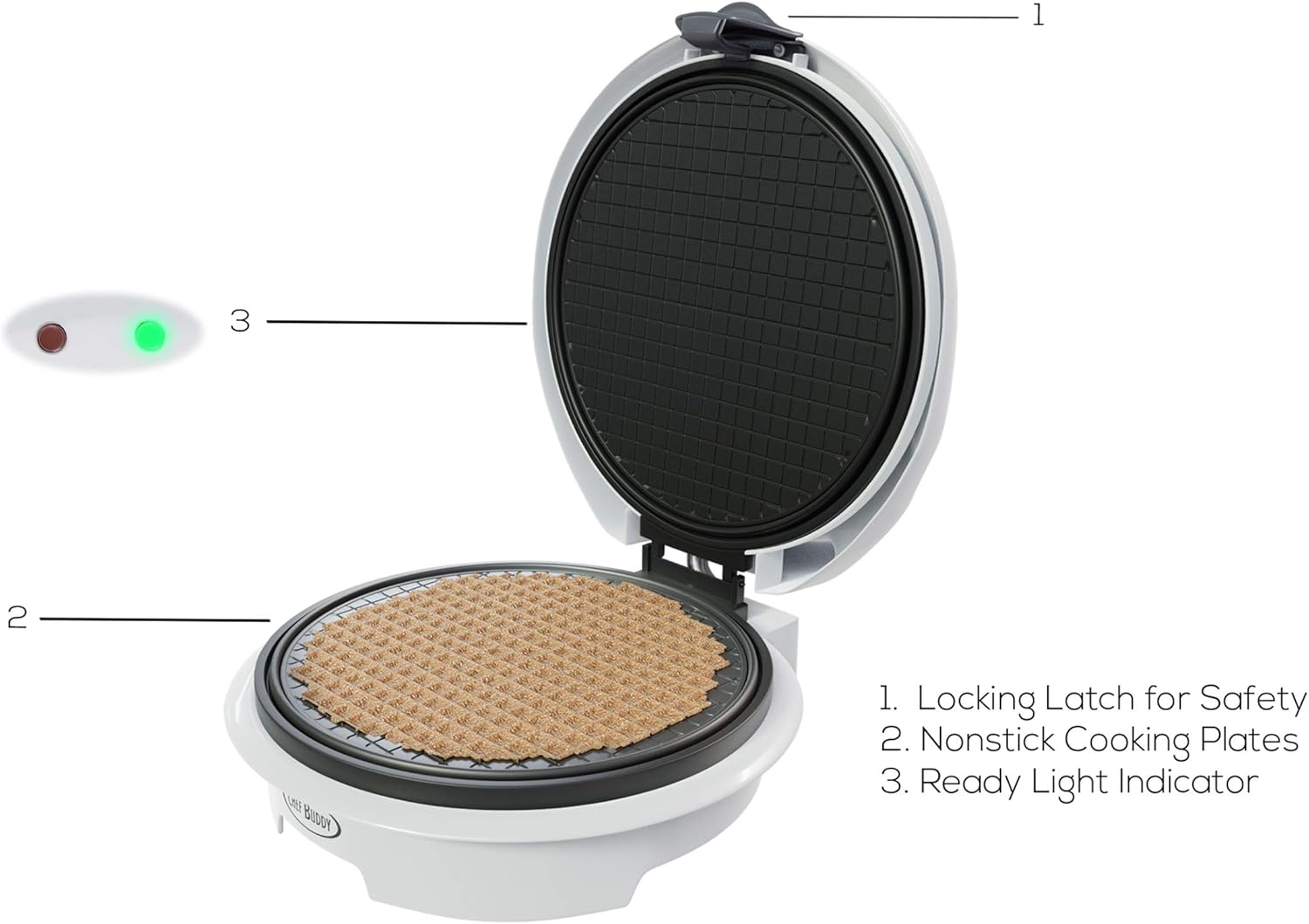 Electric Waffle Cone Maker wit - Waffle Cone Maker recensione e prezzo