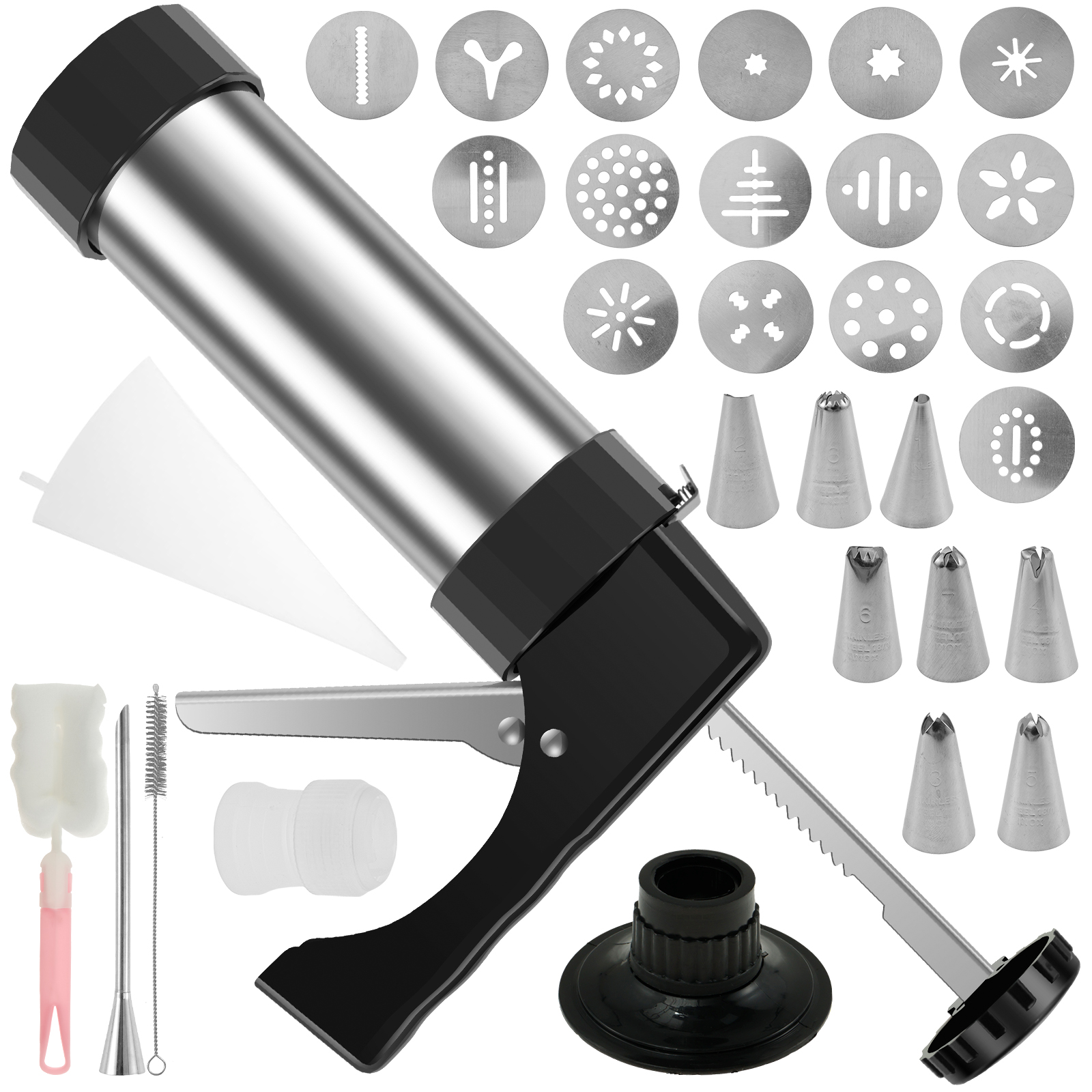 Cookie Press Gun Tips Set Stai - Churros Maker Gun recensione e prezzo