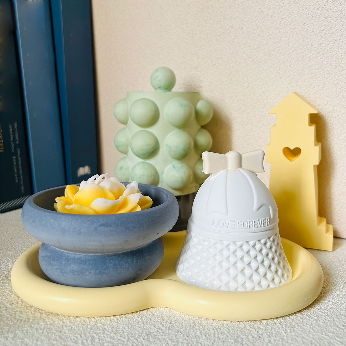 Bubble Jar Candle Vessel Concr - Donut Mold Silicone recensione e prezzo