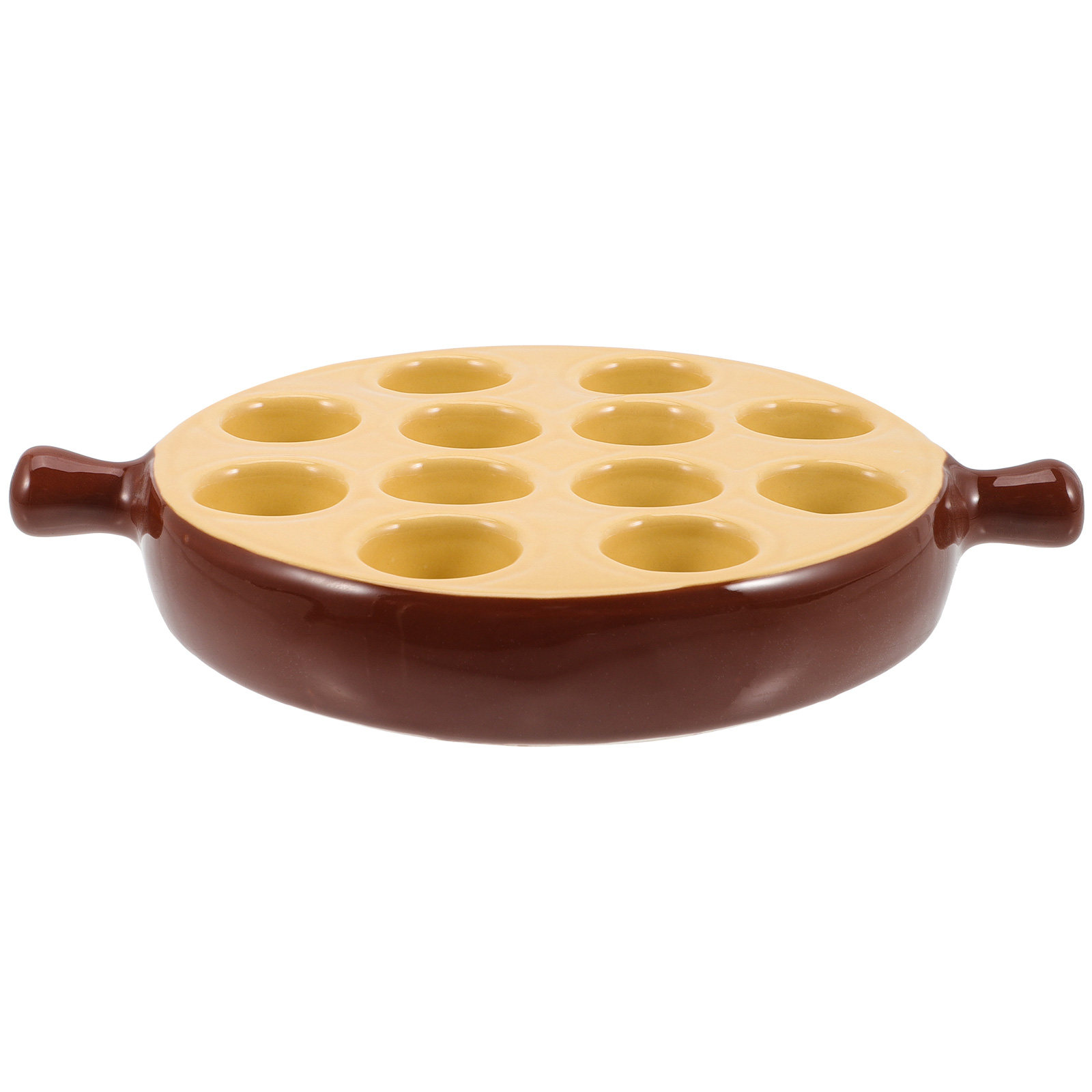 Ceramic Escargot Plate 12 Hole - Takoyaki Grill Plate recensione e prezzo