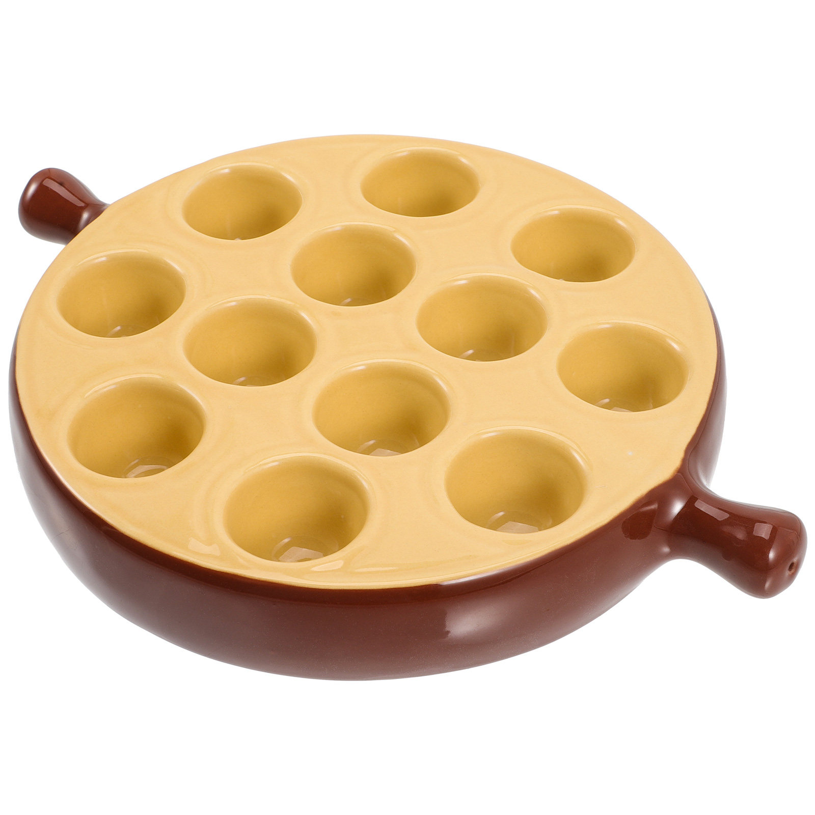 Ceramic Escargot Plate 12 Hole - Takoyaki Grill Plate recensione e prezzo