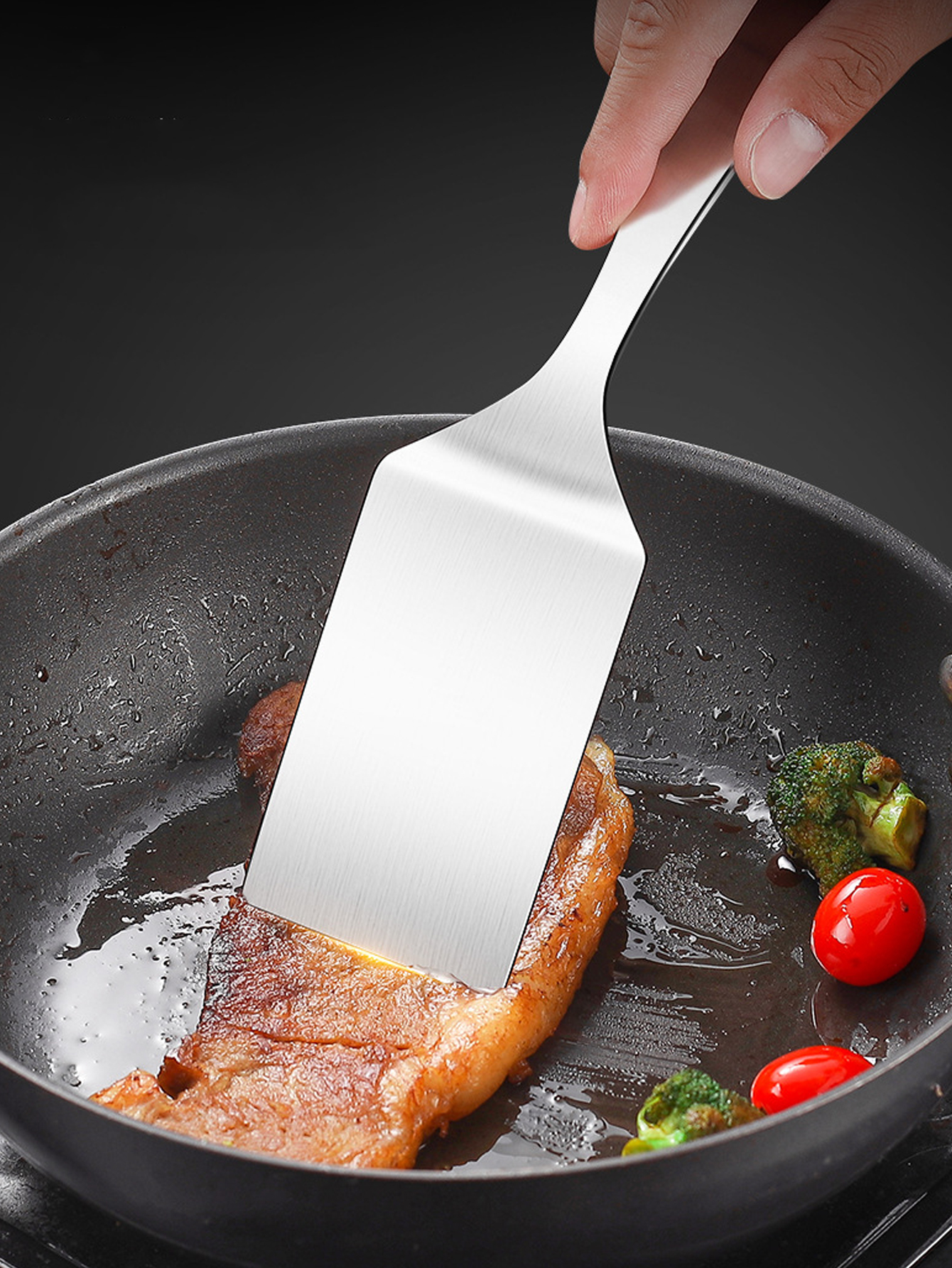 2pc/1pc Small Stainless Steel  - Okonomiyaki Spatula recensione e prezzo
