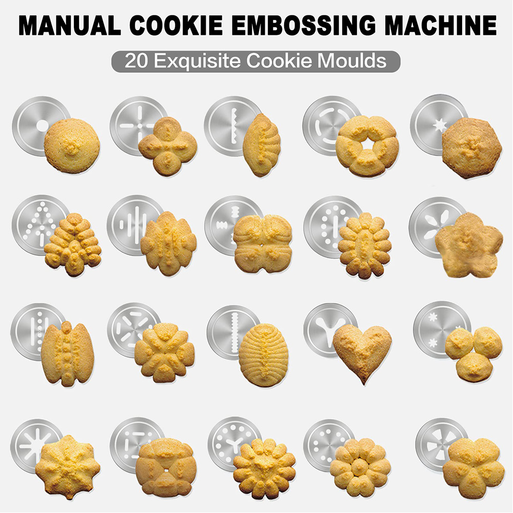 10/20pcs Aluminum Cookie Maker - Churros Maker Gun recensione e prezzo
