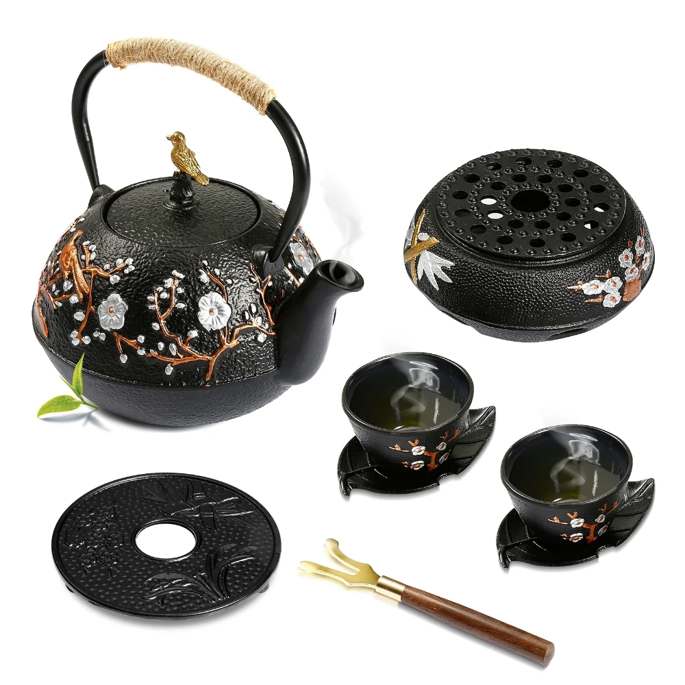 Cast Iron Teapot Set with Alco - Cast Iron Corn recensione e prezzo