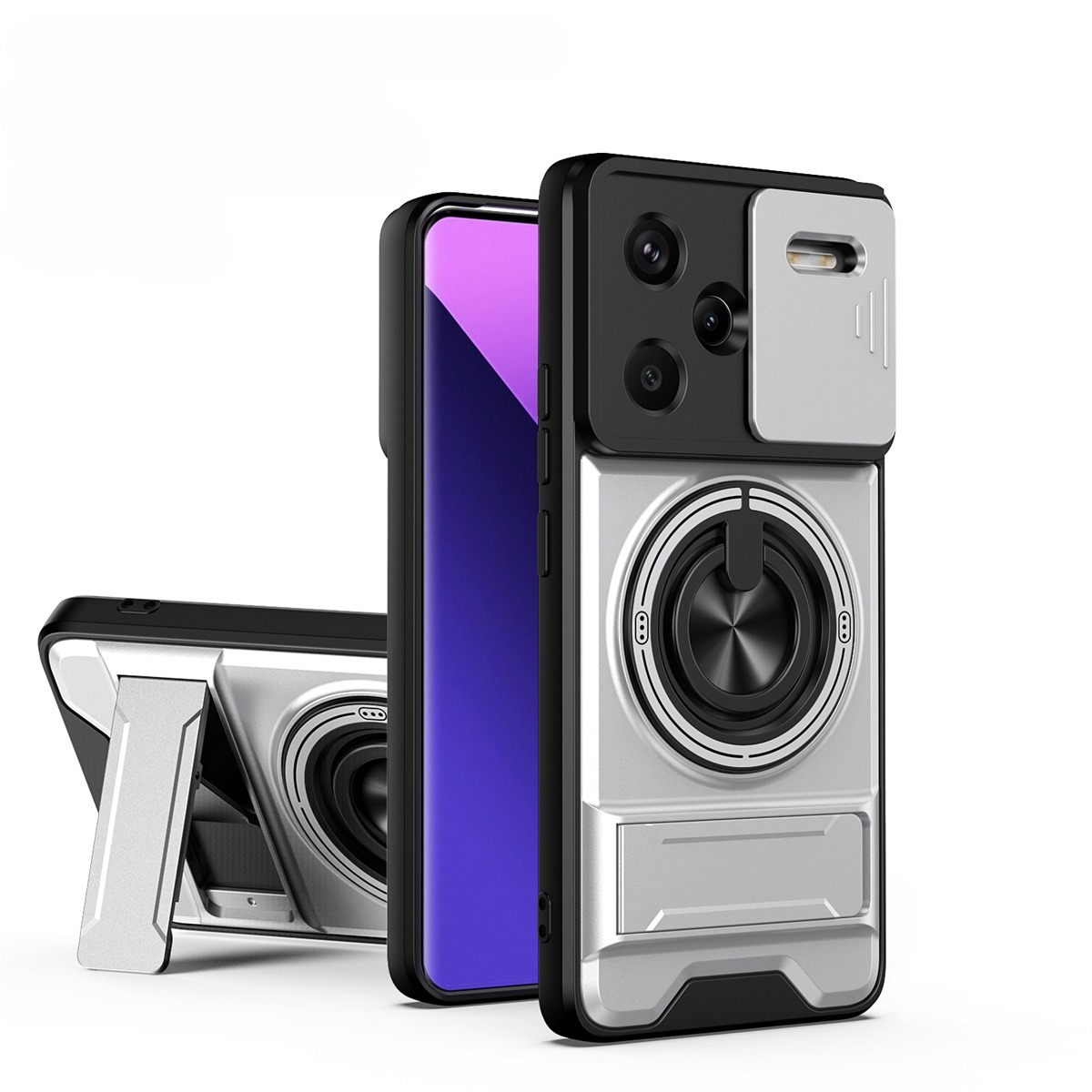 Lens Slide Camera Phone Case f - Taco Stand Holder recensione e prezzo