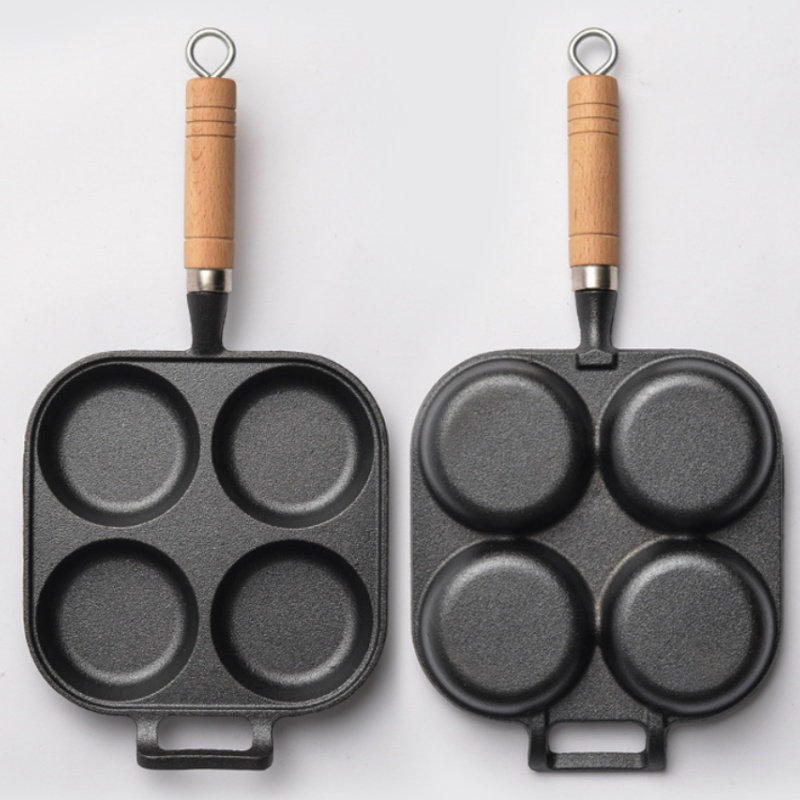 JUSTINLAU 2/4-Hole Omelette Po - Cast Iron Corn recensione e prezzo
