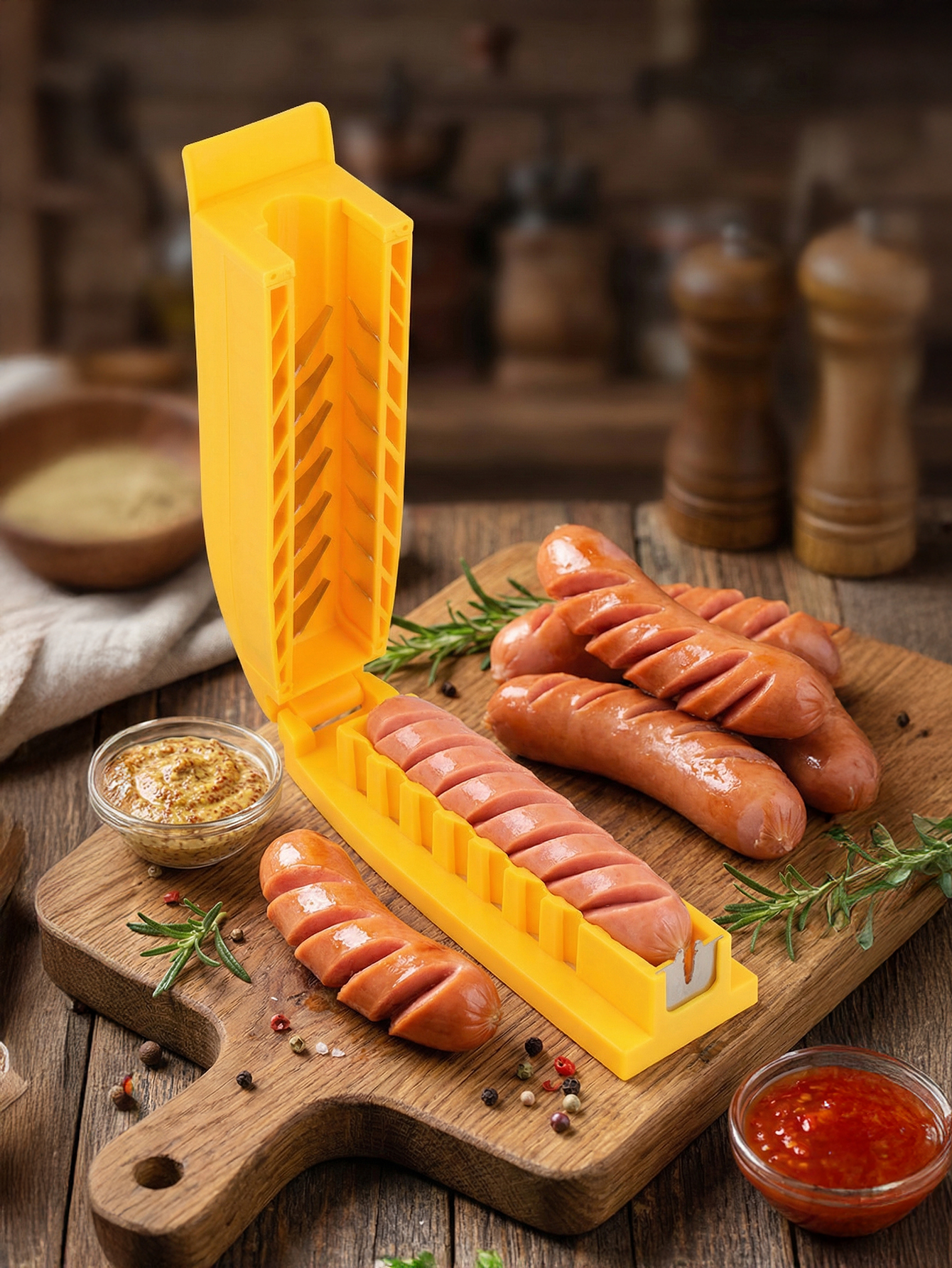 Manual Sausage Slicing Tool Re - Hot Dog Press recensione e prezzo