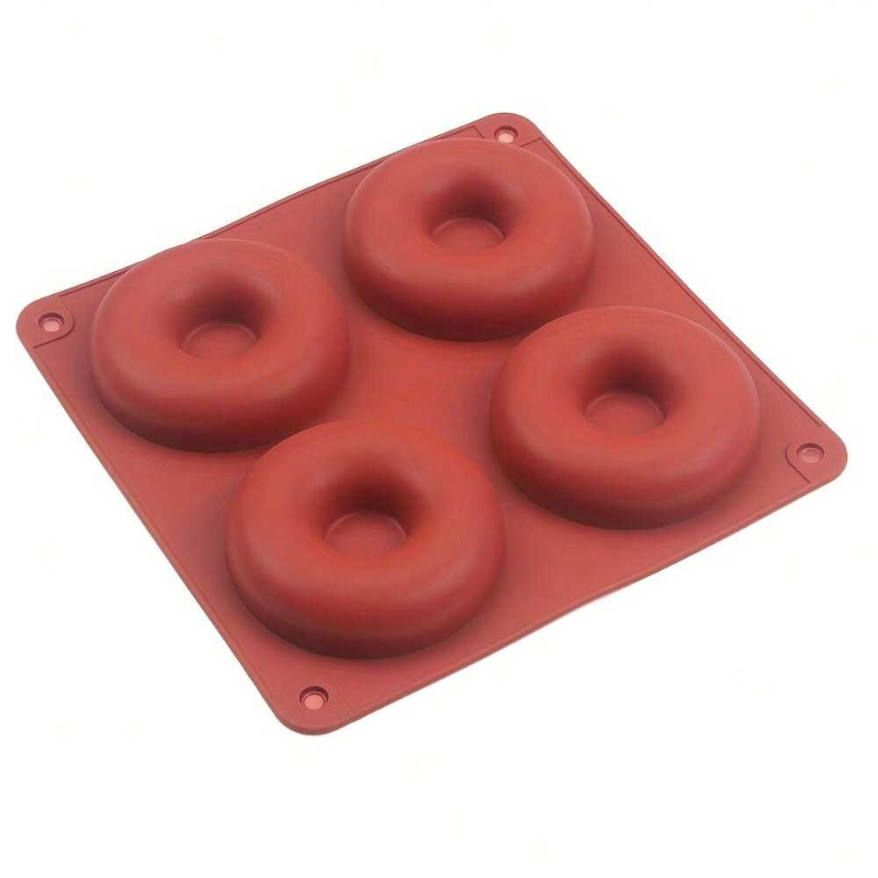1PC 4 Holes Donut Silicone Mol - Donut Mold Silicone recensione e prezzo