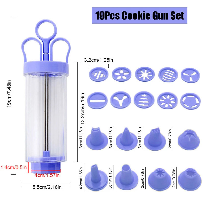 BOZZH DIY Manual Cookie Press  - Churros Maker Gun recensione e prezzo