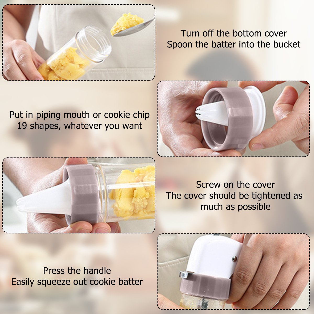Cookie Press Set Cookie Press  - Churros Maker Gun recensione e prezzo