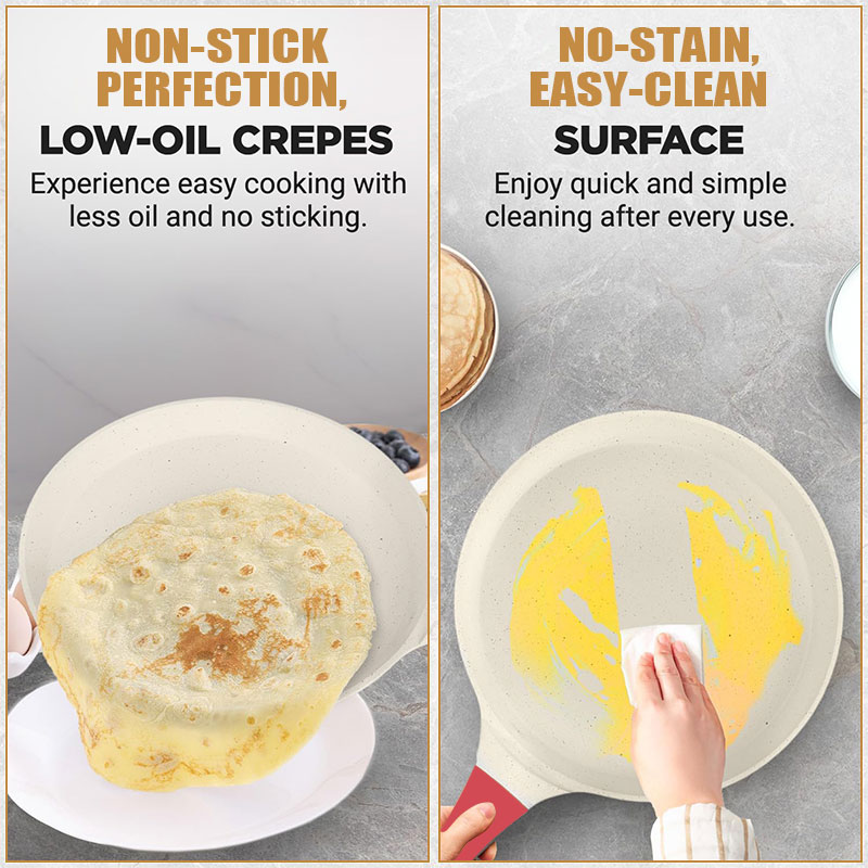 Nonstick Crepe Frying Pan Dosa - Danish Pancake Pan recensione e prezzo