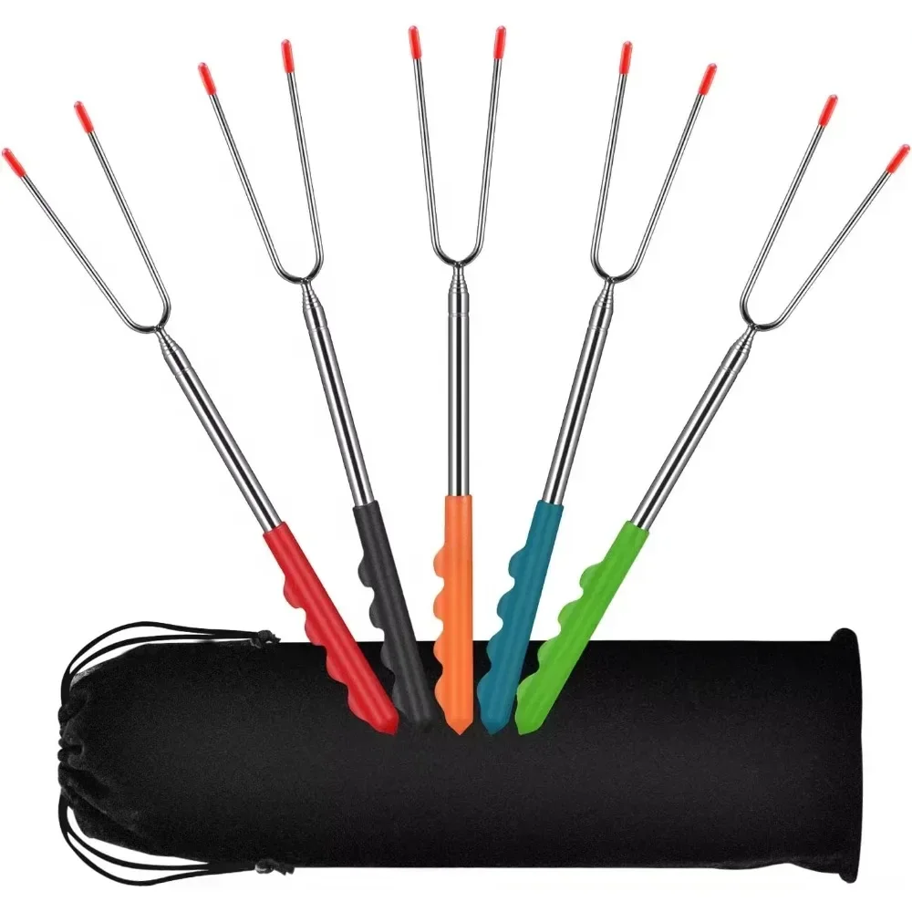 New BBQ Forks Telescopic  Barb - Corn Dog Stick recensione e prezzo