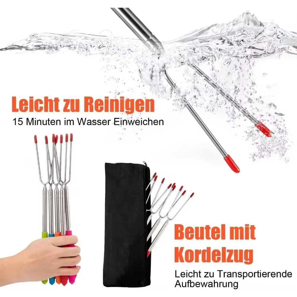 New BBQ Forks Telescopic  Barb - Corn Dog Stick recensione e prezzo