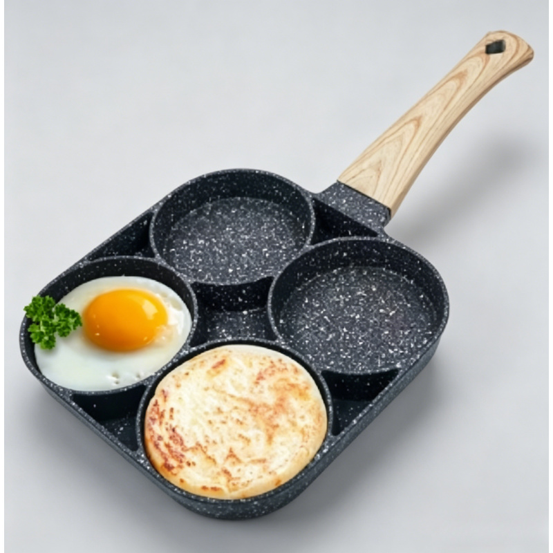 2/4-Hole Frying Pot Pan Thicke - Mini Pancake Griddle recensione e prezzo