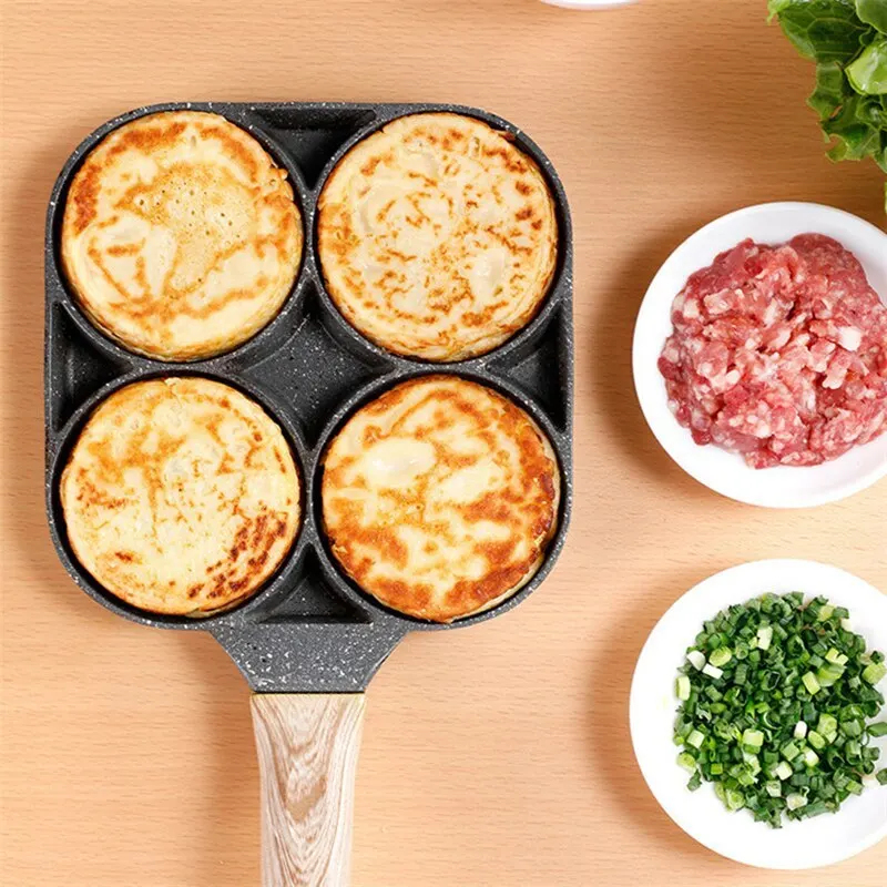 2/4-Hole Frying Pot Pan Thicke - Mini Pancake Griddle recensione e prezzo